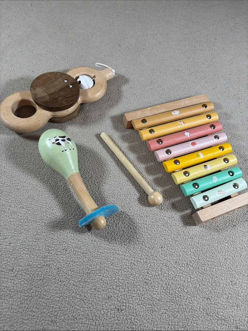 Wood Infant/Toddler Musical Toys